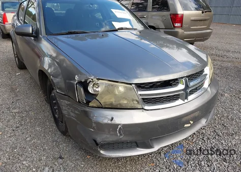 2012 Dodge Avenger Se V6 из США, поврежденный, VIN 1C3CDZAG1CN313359